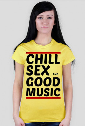 Koszulka Chill, Sex and Good Music (black)