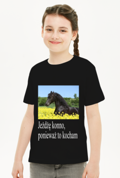 Koszulka do jazdy konnej.