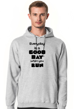 Bluza męska z kapturem-when you run