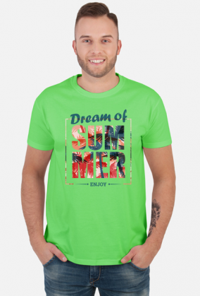 Męski Tshirt Summer