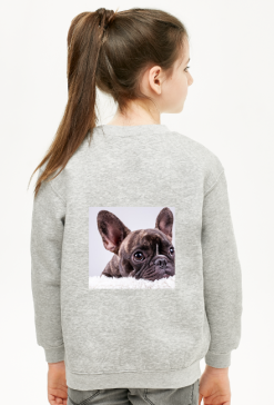 bluza z buldogiem
