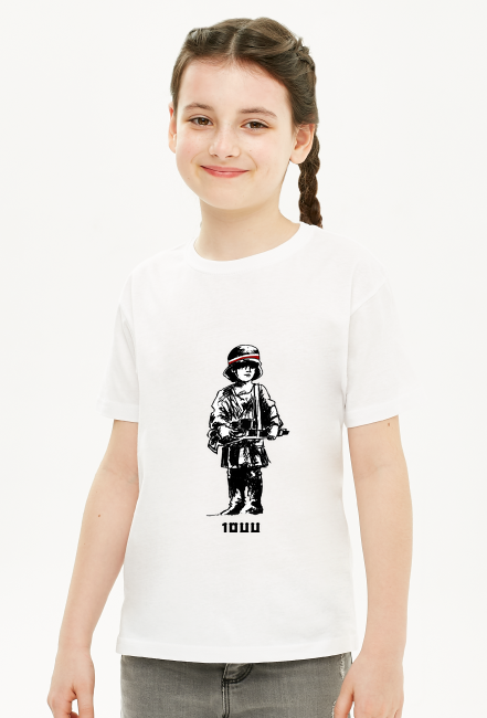 Koszulka dziewczęca Mały Powstaniec