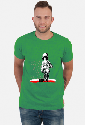 Koszulka patriotyczna Mały powstaniec Powstanie Warszawskie  1944