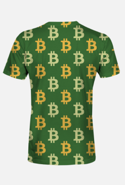 zielona koszulka bitcoin