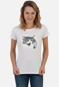 Kot koszulka damska