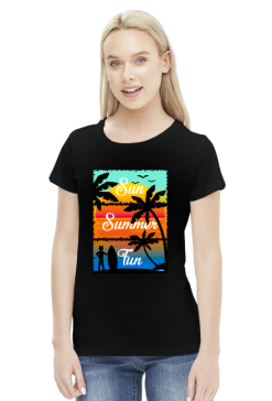 Sun Summer Fun - Damska koszulka