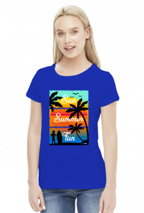Sun Summer Fun - Damska koszulka