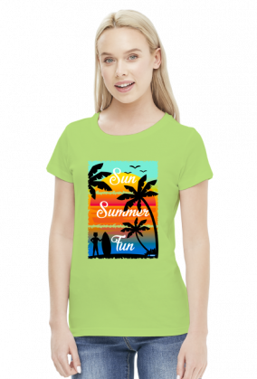 Sun Summer Fun - Damska koszulka