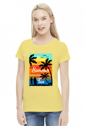 Sun Summer Fun - Damska koszulka