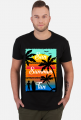 Sun Summer Fun - Czarna koszulka męska