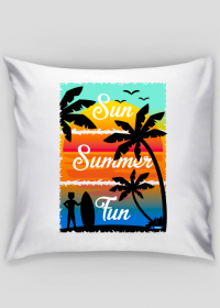 Sun Summer Fun - Poszewka dekoracyjna na poduszkę Jaśka
