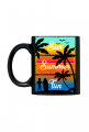 Sun Summer Fun - Czarny kubek