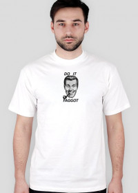 White T-shirt Faggot