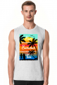 Sun Summer Fun - Męska koszulka bez rękawów