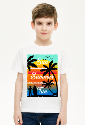 Sun Summer Fun - Koszulka dziecięca dla chłopca