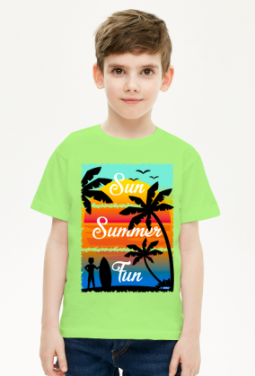 Sun Summer Fun - Koszulka dziecięca dla chłopca