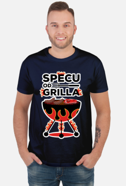 Specu od Grilla - Koszulka męska granatowa