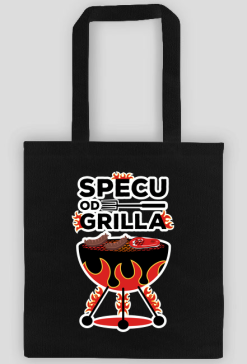 Specu od Grilla - Torba na zakupy czarna