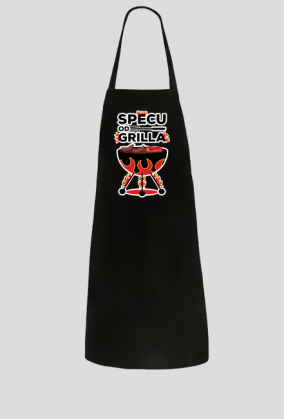 Specu od Grilla - Fartuch czarny