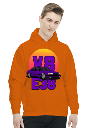 BMW E38 V8 - Bluza z kapturem