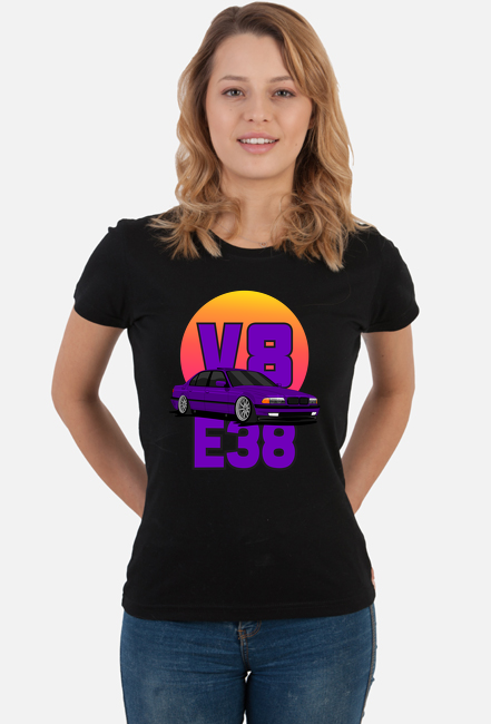 BMW E38 V8 - T-shirt damski