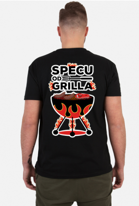 Specu od Grilla - Koszulka męska czarna