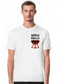 Specu od Grilla - Koszulka męska biała