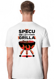 Specu od Grilla - Koszulka męska biała
