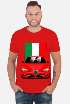 Alfa Romeo 147 - T-shirt męski