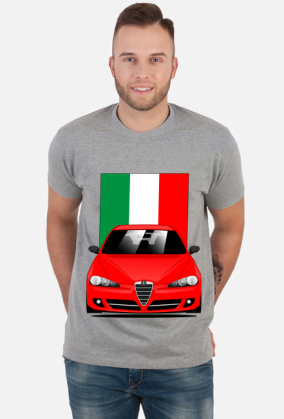 Alfa Romeo 147 - T-shirt męski