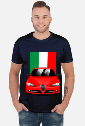 Alfa Romeo 147 - T-shirt męski