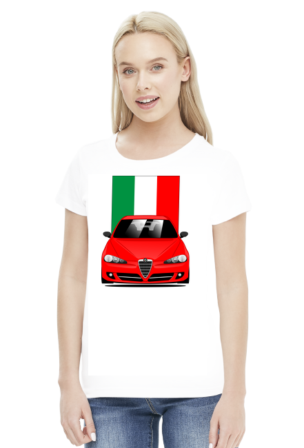 Alfa Romeo 147 - T-shirt damski