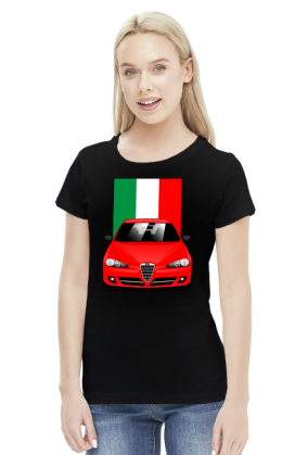 Alfa Romeo 147 - T-shirt damski
