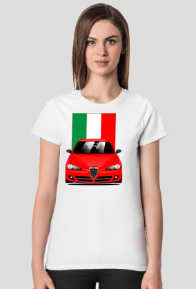 Alfa Romeo 147 - T-shirt damski