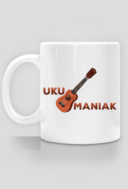 Ukumaniak - kubek dla maniaka ukulele