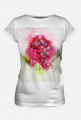 Różowa Róża  koszulka damska FP