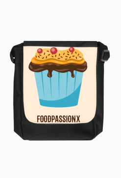 Torba na ramię mała Foodpassionx logo