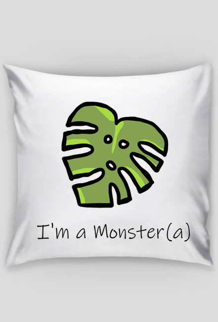 liść I'm a monster (a) monstera