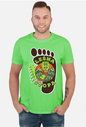Leśna Stopa - Męska koszulka