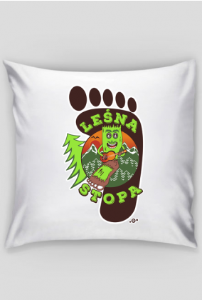 Leśna Stopa - Poszewka dekoracyjna na poduszkę Jaśka