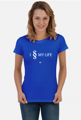 I § MY LIFE - T-shirt damski - kolor