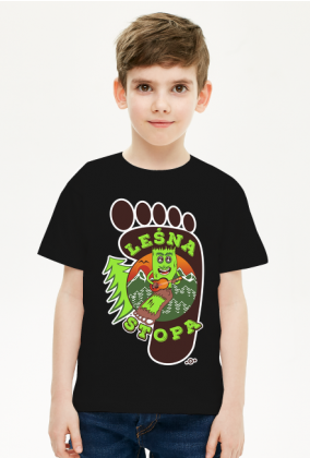 Leśna Stopa - Dziecięca koszulka dla chłopca