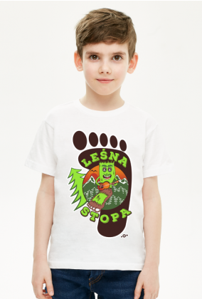 Leśna Stopa - Dziecięca koszulka dla chłopca