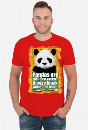 Panda planeta stop rasizm. Pada