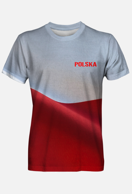 Flaga Polski koszulka męska FP