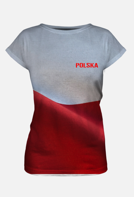 Flaga Polski koszulka damska FP