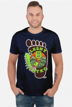 Leśny Tatko - Męska koszulka dla taty