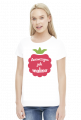 T-shirt dziewczyna jak malina