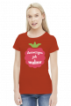 T-shirt dziewczyna jak malina