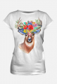 T-shirt damski  FLOWERY DEER